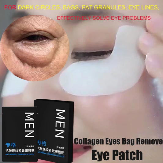 BALI Eyes Bag Remove Collagen Eye Patch Instant Fade Fine Lines Dark Circles Fat Particles Moisturizing Anti-Puffiness Korea Eye Care